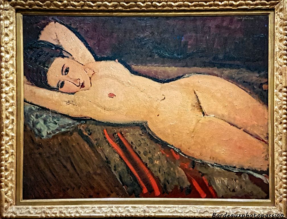 Nu couché  (1916) Amedeo Modigliani 